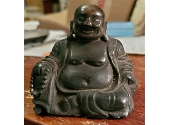 Beautiful And Rare Antique Brown Marble Sitting Buddah Statue