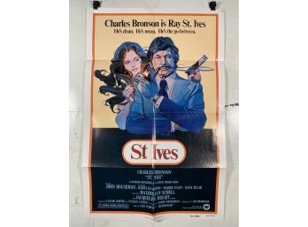 Vintage Folded One Sheet Movie Poster St Ives 1976