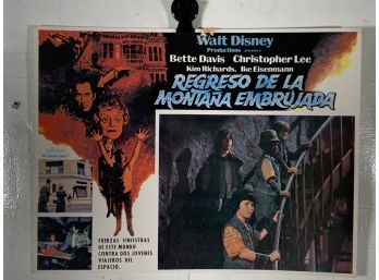 Vintage Movie Theater Lobby Card Return From Witch Mountain 1978