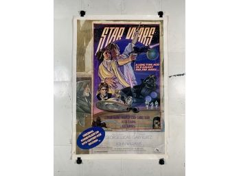 Rare Vintage One Sheet Poster Star Wars 1978