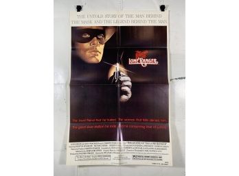 Vintage Folded One Sheet Movie Poster The Legend Of The Lone Ranger 1981