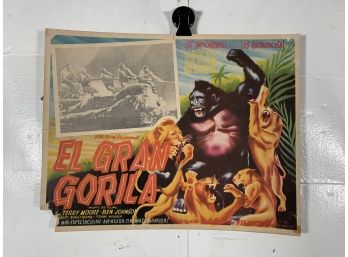 Vintage Movie Theater Lobby Card Mighty Joe Young 1949
