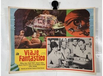 Vintage Movie Theater Lobby Card Fantastic Voyage 1966