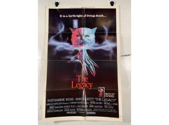 Vintage Folded One Sheet Movie Poster The Legacy 1978