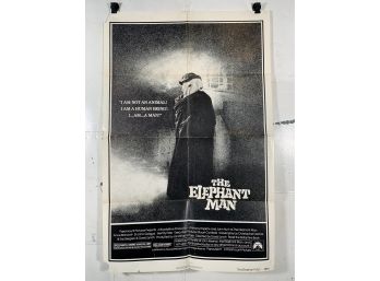 Vintage Folded One Sheet Movie Poster The Elephant Man 1980