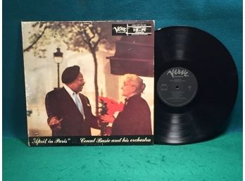 Count Basie And His Orchestra. 'April In Paris' On Verve Records. Japanese Import. Mono Vinyl Is Near Mint.