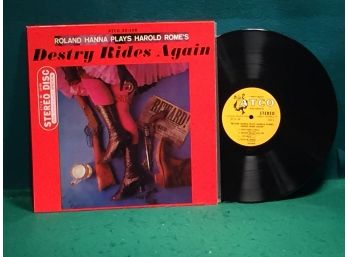Roland Hanna Plays Harold Rome's 'Destry Rides Again.' Deep Groove Stereo Vinyl Is Near Mint.