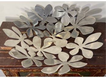 Interesting Cut Metal Floral Form Bowl