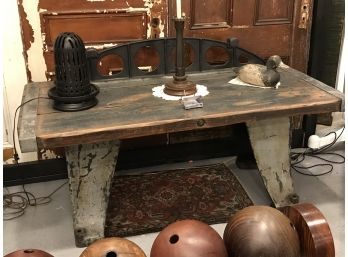 Heavy Liberty Ship Hatch Repurposed Coffee Table