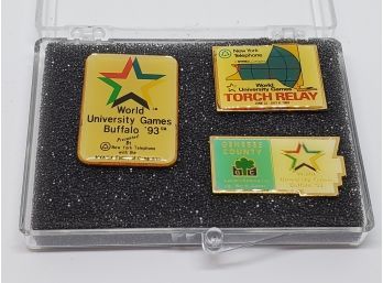 Rare Vintage Lot Of 1993 University Games Pins