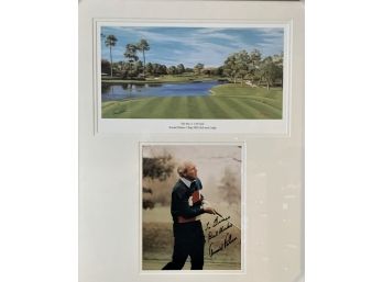 Signed Arnold Palmer Framed Photo Print