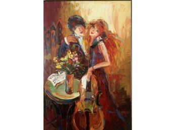 Jannier Oil On Canvas Musical 7 Romance