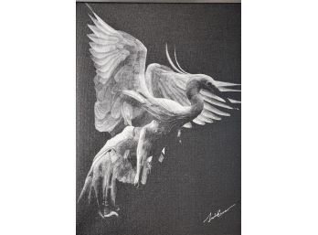 Julio Cesar Delgudo Gicle On Canvas Dance Of The Birds 13