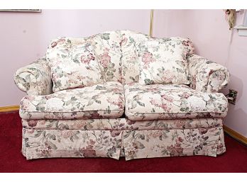 Nicely Upholstered Two Seat Settee