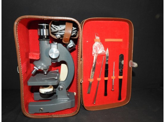 Vintage Jason Microscope Kit In Original Case