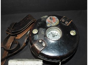 Old Detex Watchclock Station With Keyholder & Original Key
