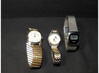 Vintage Watch Lot Including Mickey Mouse