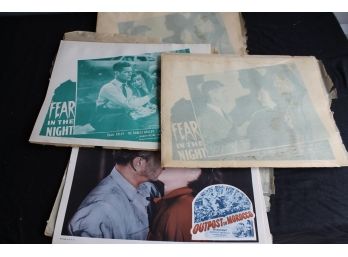 Group Lot Of Vintage Movie Poster Lobby Cards