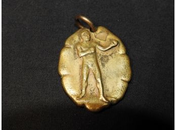 Old Boxing Medal From 1919 Bridgeport Ct