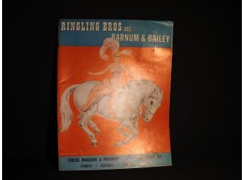 1954 Ringling Bros Circus Program