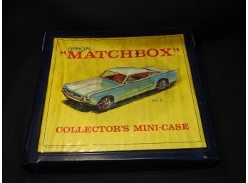 Old Lesney Matchbox Cars In Matchbox Case