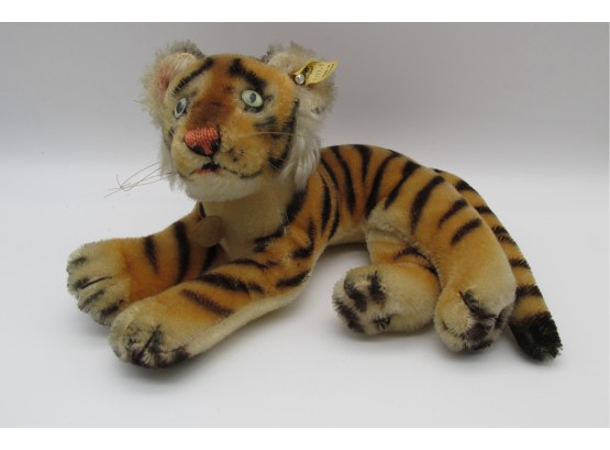Vintage Steiff Stuffed Tiger Toy. With Button And Tags. # 2317.1