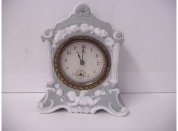 Jasperware New Haven Clock, Clock Doesn't Seem To Work, Measures 4 1/4' X 2' X 5' Tall