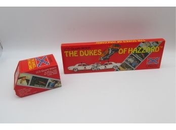 Pair Of Vintage 1981 Dukes Of Hazzard LCD Quartz Watches In Original Boxes.