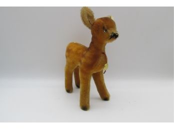 Vintage Hermann Teddy Stuffed Animal Deer Toy. Made In Germany