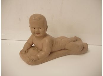 Vintage Chalkware Baby Doll Toy Possible Savin Rock Carnival Giveaway