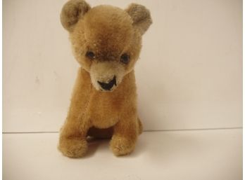 Vintage Antique Tan Sitting Teddy Bear Looks Like Steiff However Has No Button, Measures 5' Tall