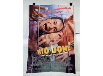 Vintage Folded One Sheet Movie Poster Double Sided Bio Dome 1996