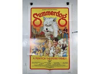 Vintage Folded One Sheet Movie Poster Summerdog 1977