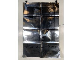 Vintage Folded One Sheet Movie Poster A Woman In Flames 1984