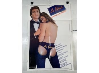 Vintage Folded One Sheet Movie Poster So Fine 1981