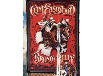 Vintage Folded One Sheet Movie Poster Bronco Billy 1980
