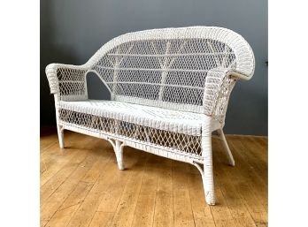 Stunning  Settee - Bohemian Curves - Would Be Gorgeous Painted!