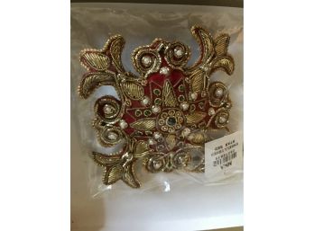 MMA Ornament - 'Embellished Star Red' - New In Box