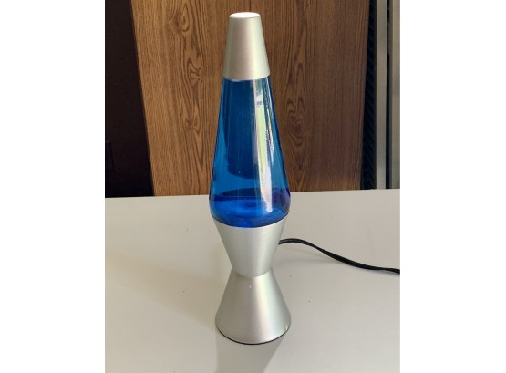 Blue Lava Lamp - Needs Replacement Bulb