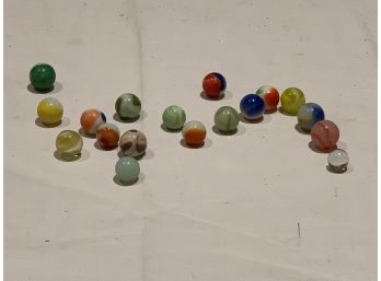 Lot Of Assorted - Vintage Glass Marbles