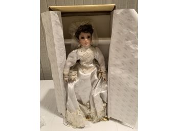 Hand Painted - Vintage Porcelain Doll From The Connoisseur Collection - By Seymour Mann