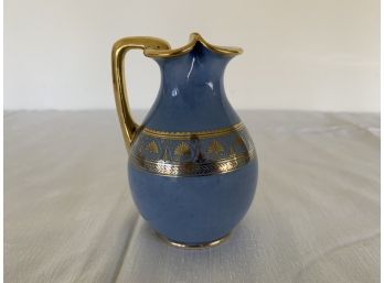 Stunning - Vintage - Chateau St. Cloud Porcelain Vase With Gold Colored Accent