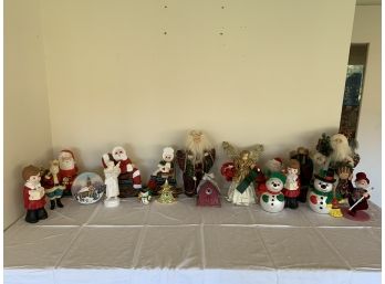Lot Of 19 Assorted Decorative Holiday Figurines
