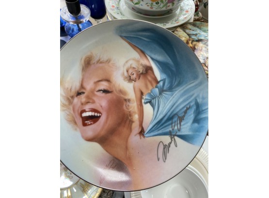 Pair Of Marilyn Monroe Collector Plates