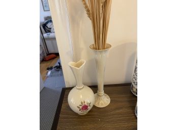 Pair Of Lenox Vases