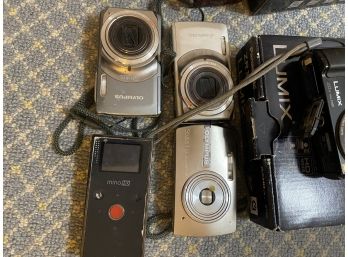 Assortment Of Used Cameras And Misc - All Untested - All As Is
