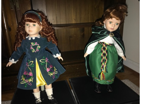 Irish Culture Porcelain Dolls