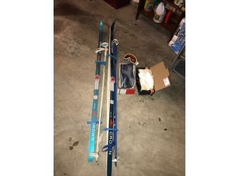 Cross Country Fischer Skis , Poles , Boots And Scott Goggles