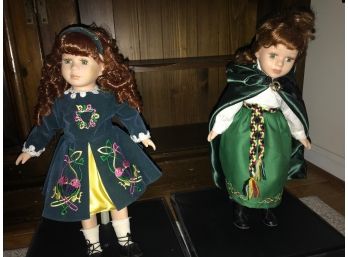Irish Culture Porcelain Dolls