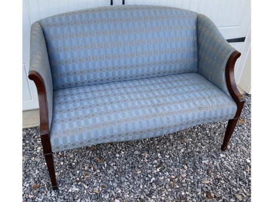 Vintage Settee In Blue For You